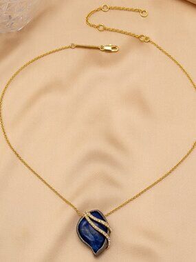 Alexis Bittar Lapis Lazuli Irregular Necklace
